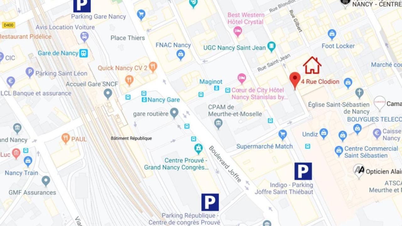 Studios Nancy Gare - Stanislas Εξωτερικό φωτογραφία